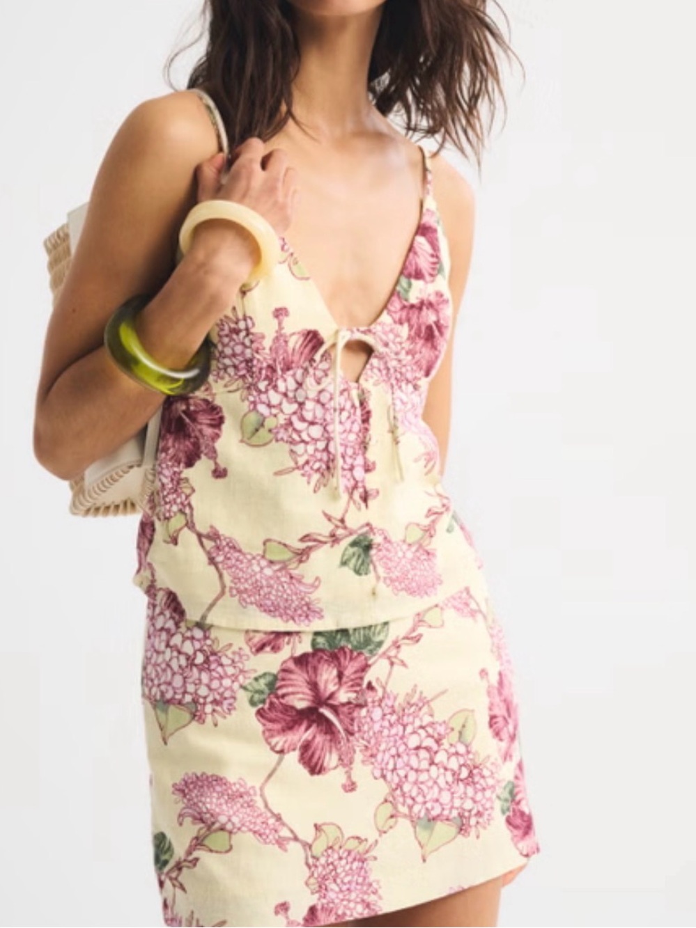Abercrombie Scarlett Floral Mini Skort - NEW with Tags